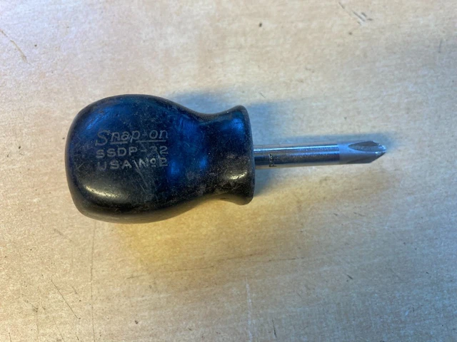 Cacciavite Stubby Vintage A Scatto Ssdp-22, N. 201171, Made In Usa, A Scatto,
