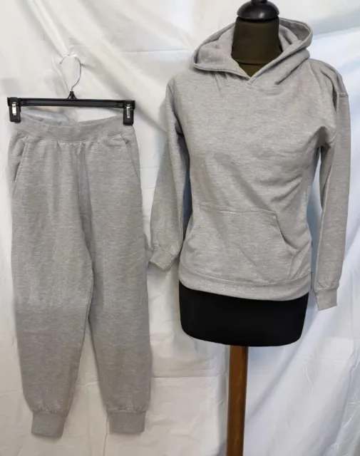 Just Hoods Kids Grey Hoodie and Joggers, Children's, Age 9-11 Years, Brand New