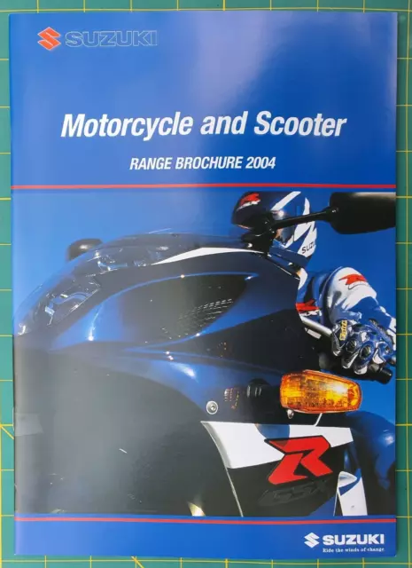 Suzuki Range 2004 brochure-booklet GSX R1000 750 600 SV650 V-Strom Bandit VanVan