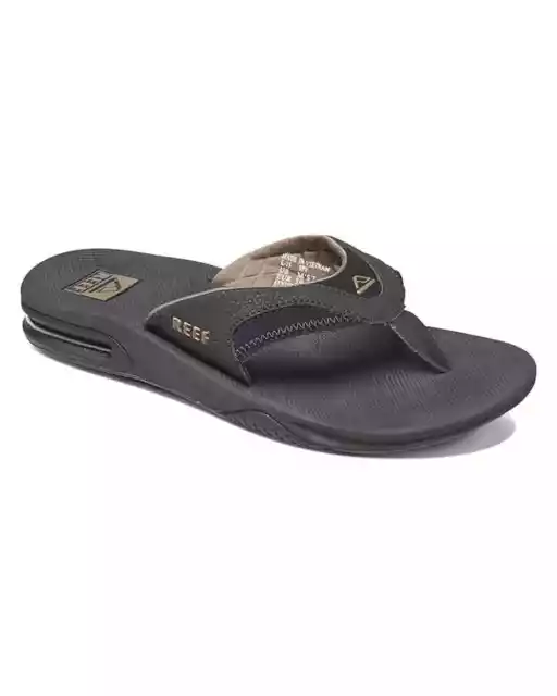 Reef Fanning Mens Flip Flop RF002026BKB Noir/Marron Neuf