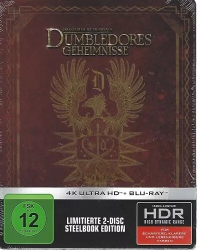 Phantastische Tierwesen - Dumbledores Geheimnisse - Steelbook - 4K Ultra HD - Bl