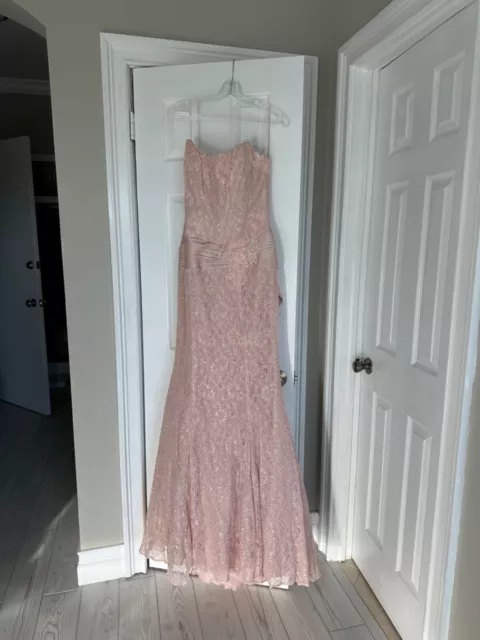 Jovani Gown, Size 8 M, Blush Pink, Formal, Party, Prom Dress