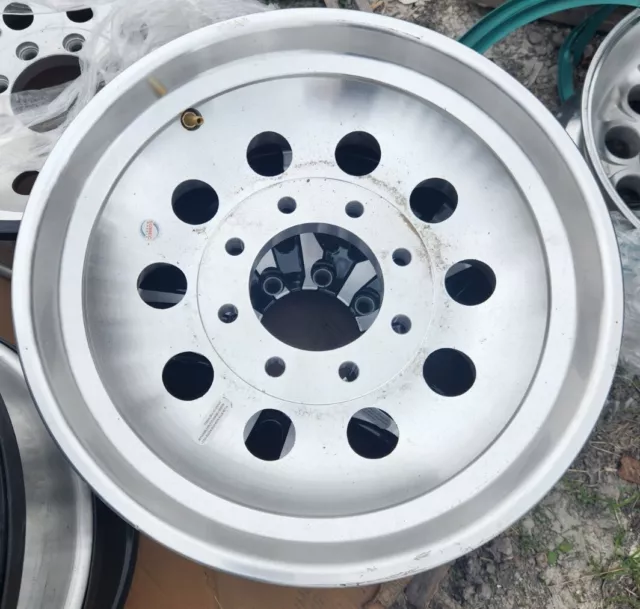 17.5" 8 Lug Aluminum Trailer Wheel 8-Lug On 6.5 Inches