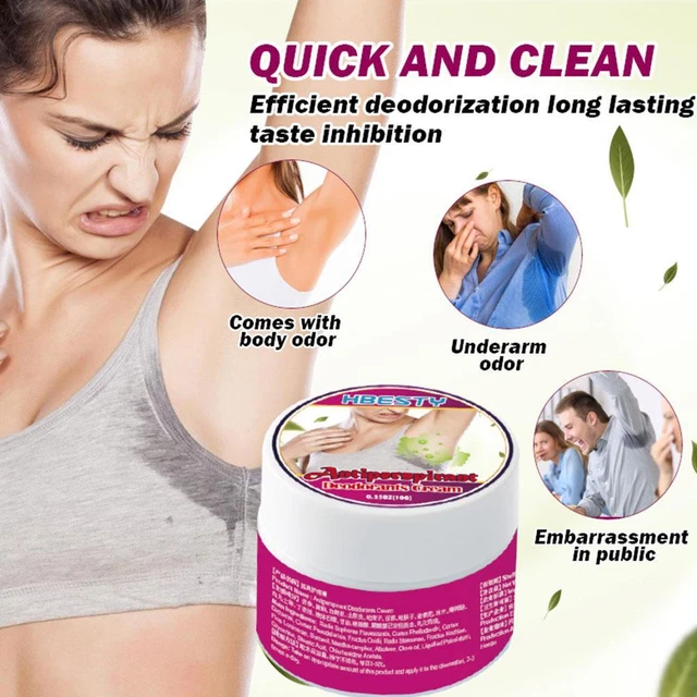 Underarm Care Odor Cream Deodorant Cream Herbal Body Odor Cream Remover L6Q5