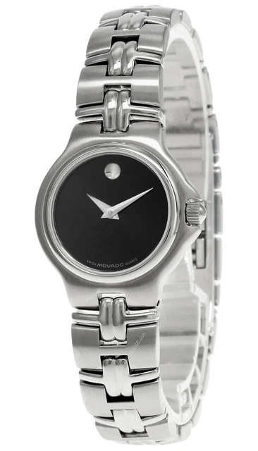 Orologio Donna Movado Museo Acciaio Inox Quadrante Nero 0602753