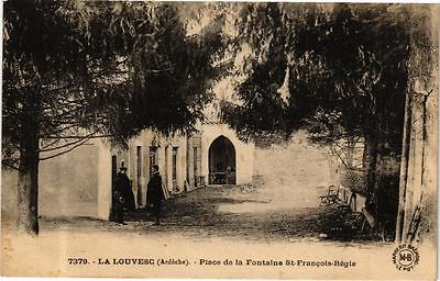 CPA LALOUVESC - Place de la Fontaine St-Francois-Régis (280039)