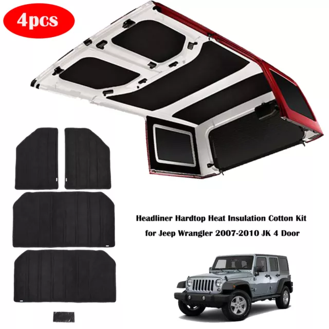 FOR 200710 JEEP Wrangler JK 4Door Sound Hardtop Headliner Roof