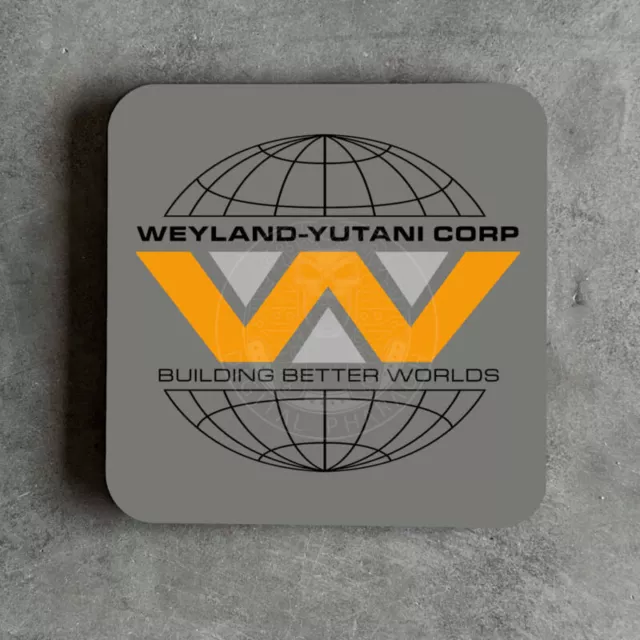 Aliens Inspiré Weyland Yutani Globe dessous de Verre Nostromo Uscm LV426 Ripley