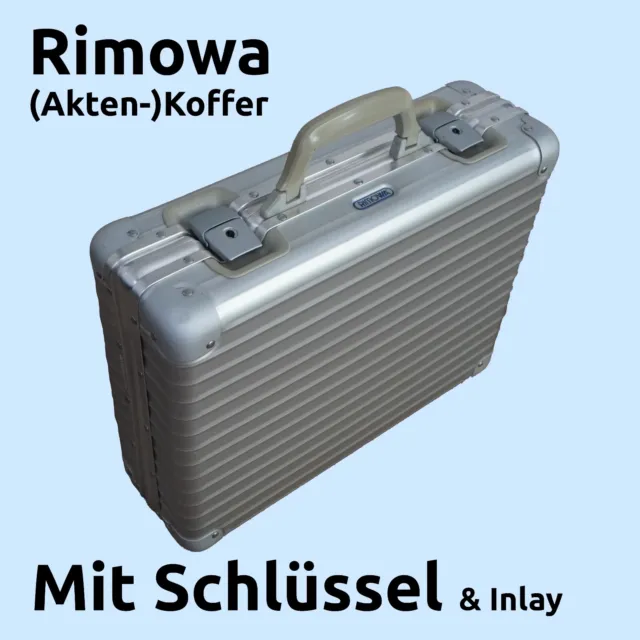 Rimowa Topas Attaché  Aluminium Aktenkoffer mit Schlüssel - Made in Germany 