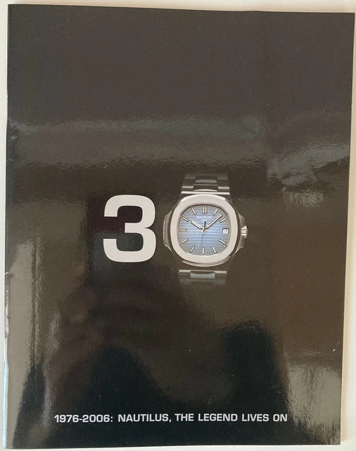 NEW PATEK PHILIPPE CATALOG NAUTILUS 30th ANNIVERSARY 2006 3700 5711 £