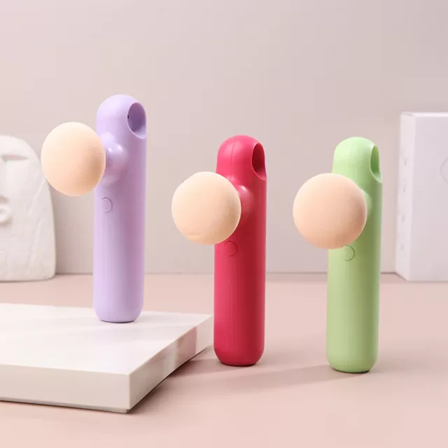 Electric Powder Puff Sponge Blender Dry And Wet Use With 4 Sponges Portable 2