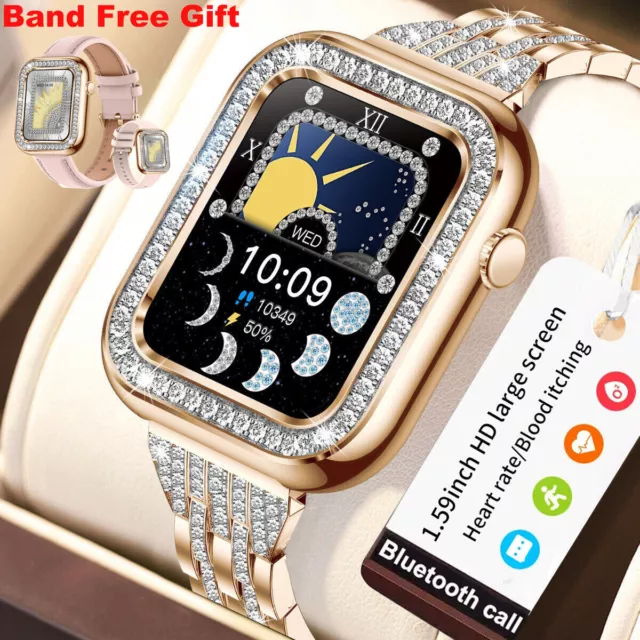 2024 Smart Watch Women Fashion Bluetooth Call Heart Rate Fitness Bracelet Lady 2