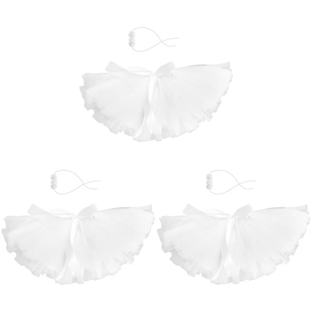 3 PCS tuta a bolle Abiti D'epoca Tutù Per Ragazze Vintage ▾