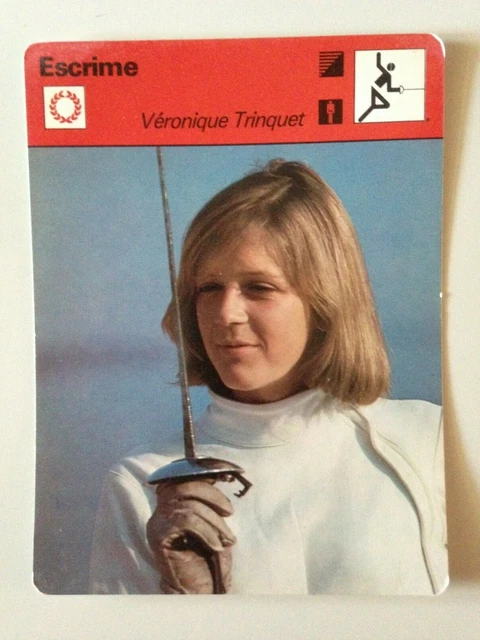 Carte De Collection 'Rencontre' 1979 - Thème Escrime - Friedrich Wessel - France