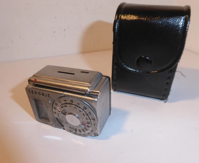 Classic Sekonic Accessory Shoe Selenium Cell Exposure Light Meter Not Working !