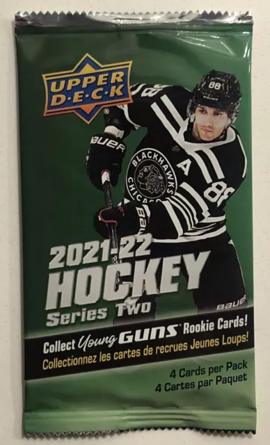 21-22 Upper Deck Series Two Nhl Hockey Cards -- New/Sealed -- 1 Pack