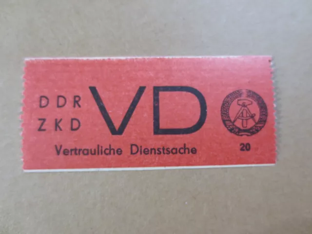 DDR Dienst 1965 ZKD MiNr 1C  VD  postfrisch 1000 € mit Prüfgarantie