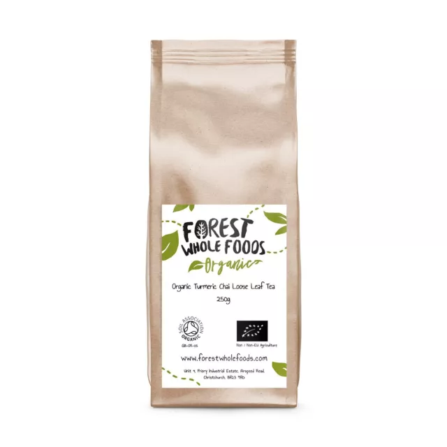 Organic Turmeric Chai Tea Loose Leaf - Forest Whole Foods