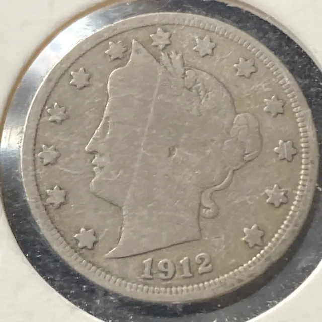 1912 Liberty Head V Nickel w/ Full LIBERTY #2