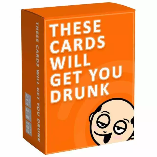 Brand New These Cards Will Get You Drunk - Fun Adult Drinking Game For Parties