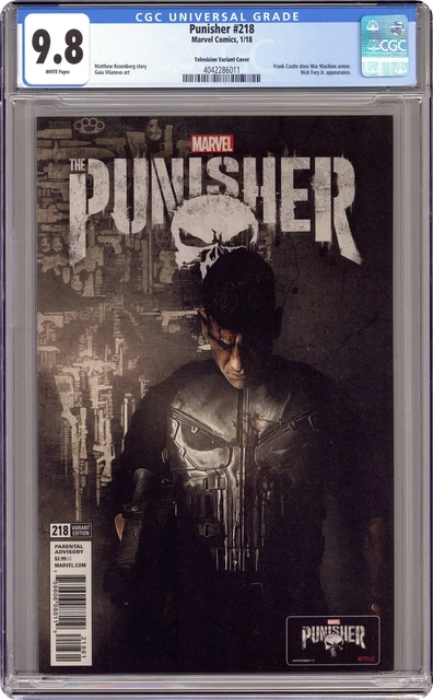 Punisher #218E TV Variant CGC 9.8 2018 4042286011