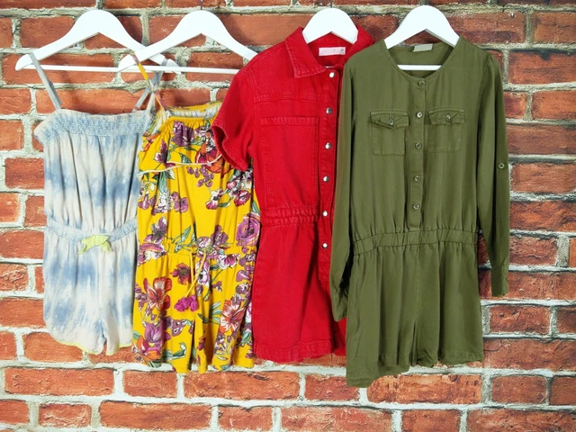 Girls Bundle Aged 7-8 Years Next Zara Monsoon Playsuit Set Summer Floral 128Cm