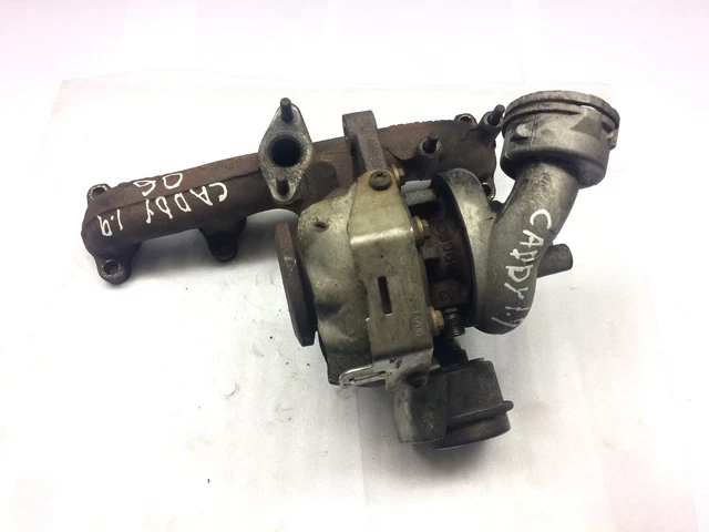 Vw Caddy 1.9 Tdi Bls Turbocharger Genuine / 03G253019J / Bv39-0048 2
