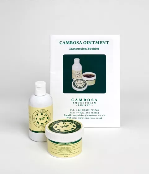 Camrosa Starter Pack L 300g Ointment & Shampoo: for skin problems in animals