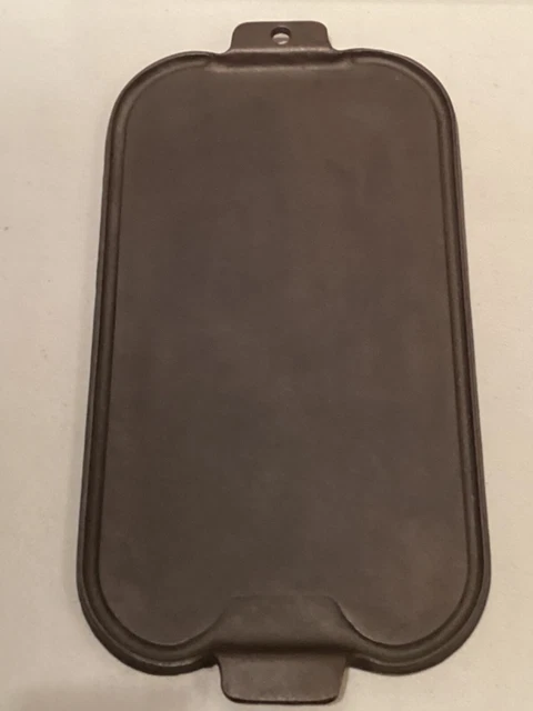 Wagner’s 1891 Original Cast Iron Cookware 17 Inch Double Griddle Clean USA