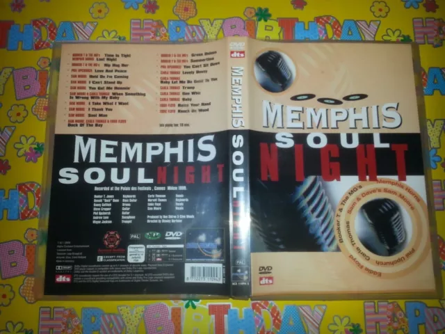 Memphis Soul Night dvd recorded at the palais des festivals cannes midem 1990