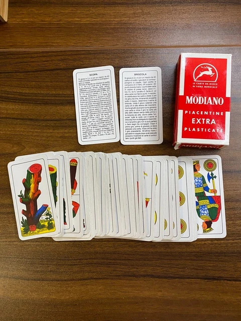 CARTE DA GIOCO PIACENTINE 1pz MAZZO DA 40 IN BLISTER
