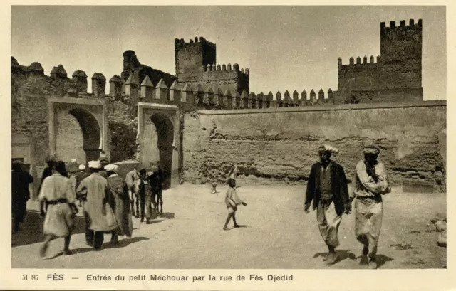 Postcard / Carte Postale Maroc / Fez Entree Du Petit Mechouar Rue Fes Djedid