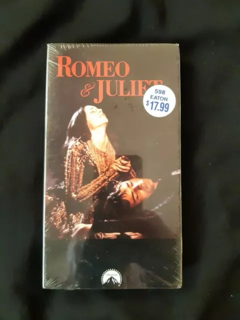 Romeo and Juliet 1968 VHS New Sealed William Shakespeare