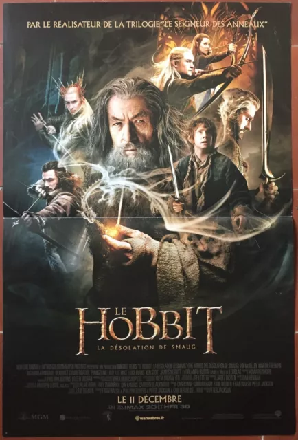 Affiche LE HOBBIT : LA DESOLATION DE SMAUG Ian McKellen PETER JACKSON 40x60cm*