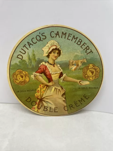 Ancienne Étiquette De Fromage: Camembert Dutacq’s ( Angleterre)