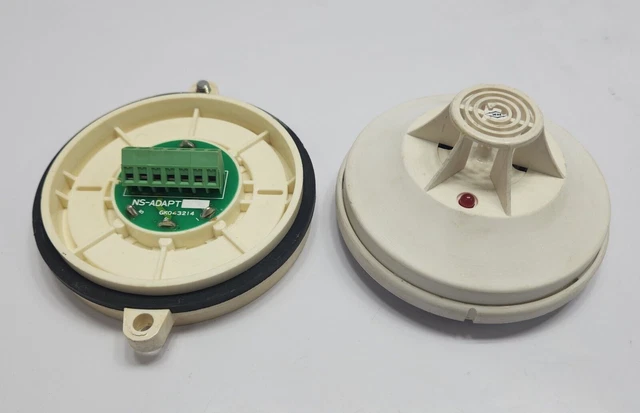 Rilevatore di calore a risposta rapida Nittan NS-DHG con base Ns-Adapt