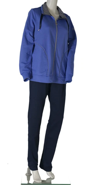 Tuta Donna Ragazza Sport Misto Cotone Garzato Zip Tasche Campagnolo Art. 8E76259