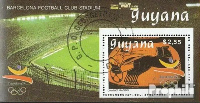 Guyana Block67 (kompl.Ausg.) gestempelt 1989 Antike Vasenzeichnungen