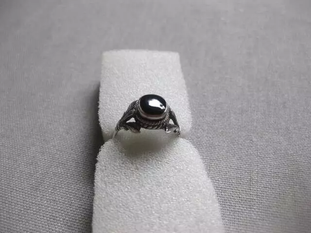 Jugendstil schöner Damen Ring Sterlingsilber Handarbeit