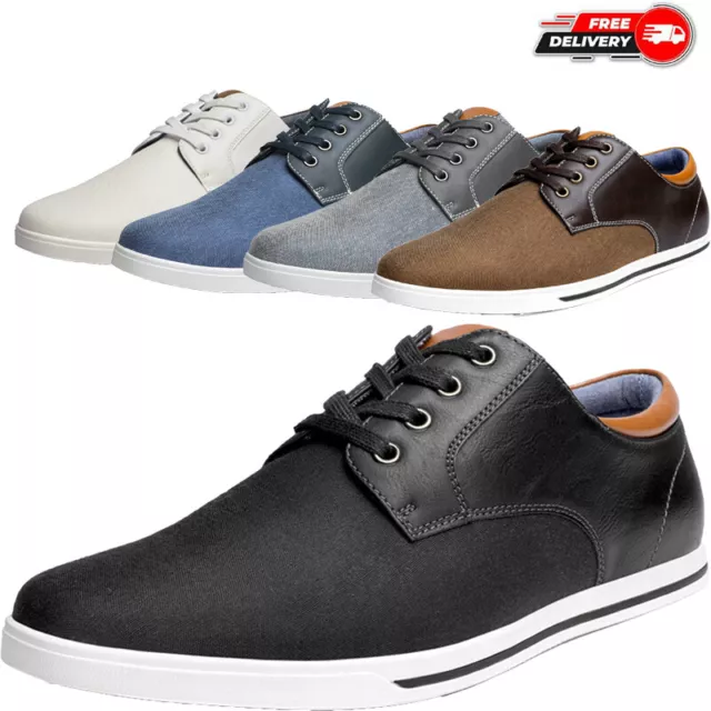 Men's Fashion Sneakers Classic Lace up Casual Shoes Walking Shoes US Size 6.5-13