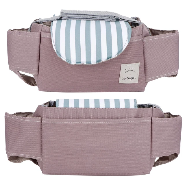 (Mint Stripes)Organizer Per Passeggino Borsa Organizer Per Passeggino Leggera