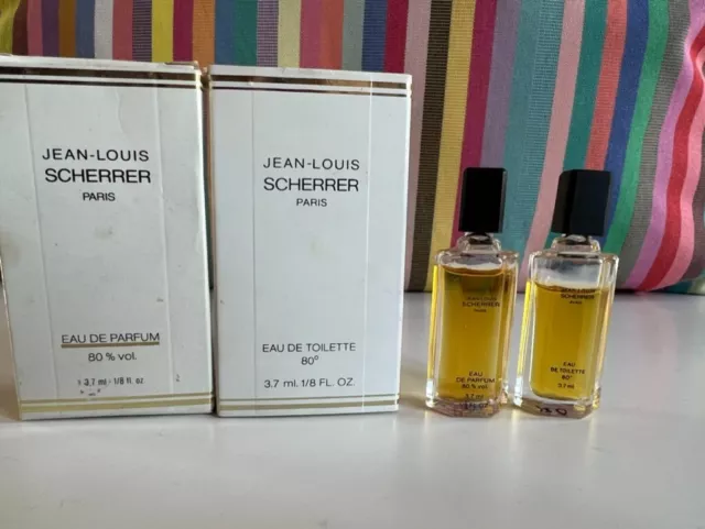 lot de 2 miniatures Jean Louis SCHERRER