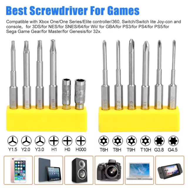 Cleaning Repair Tool Set Screwdriver Kit for PS5 Xbox One Controller Console PS4 3