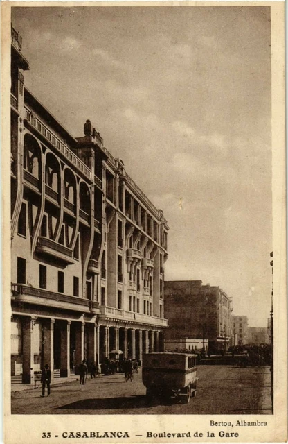 CPA AK MAROC CASABLANCA - Boulevard de la Gare (281157)