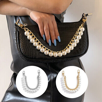 Correa bolsa de perlas para bolso cinturón hágalo usted mismo bolso manijas de repuesto bolso accesorio-H1