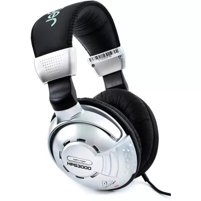 BEHRINGER HPS 3000 cuffie headphones per DJ iPod pc iPhone laptop Mp3 NUOVE