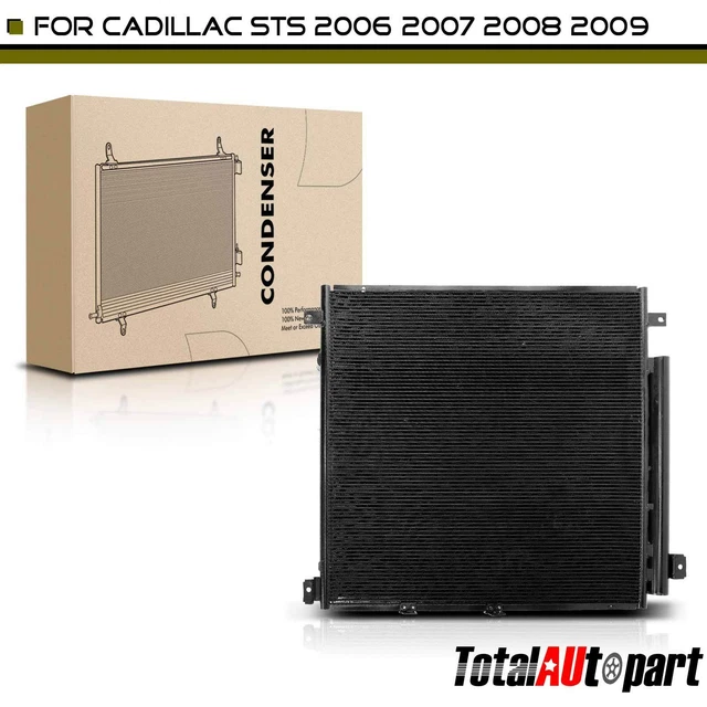 AC Condenser w/ Receiver Drier & Bracket for Cadillac STS 2006-2009 4.4L Petrol