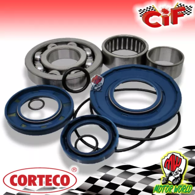 5180-Kt Kit Revisione Cuscinetti Paraoli Albero Motore Piaggio Vespa Px Pe 125