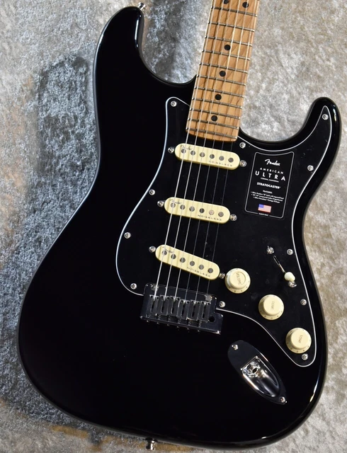 Fender FSR American Ultra Stratocaster Roasted Maple Neck Black #US22059634 3.64 Fender FSR American Ultra Stratocaster Roasted Maple Neck Black #US22059634 3.64