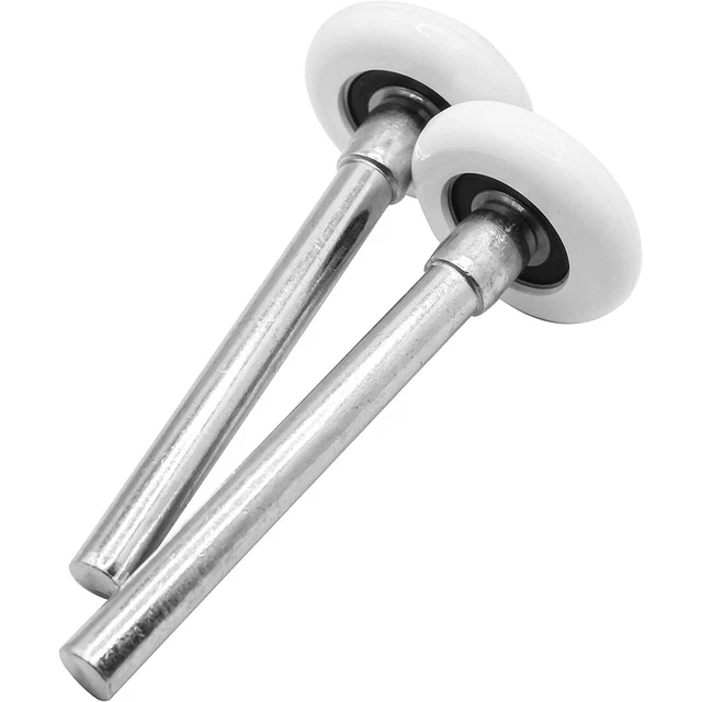 5.1x5.1cm Nylon Garage Porta Rullo 4 " Base,Silenzioso Durevole Cuscinetti Ruote